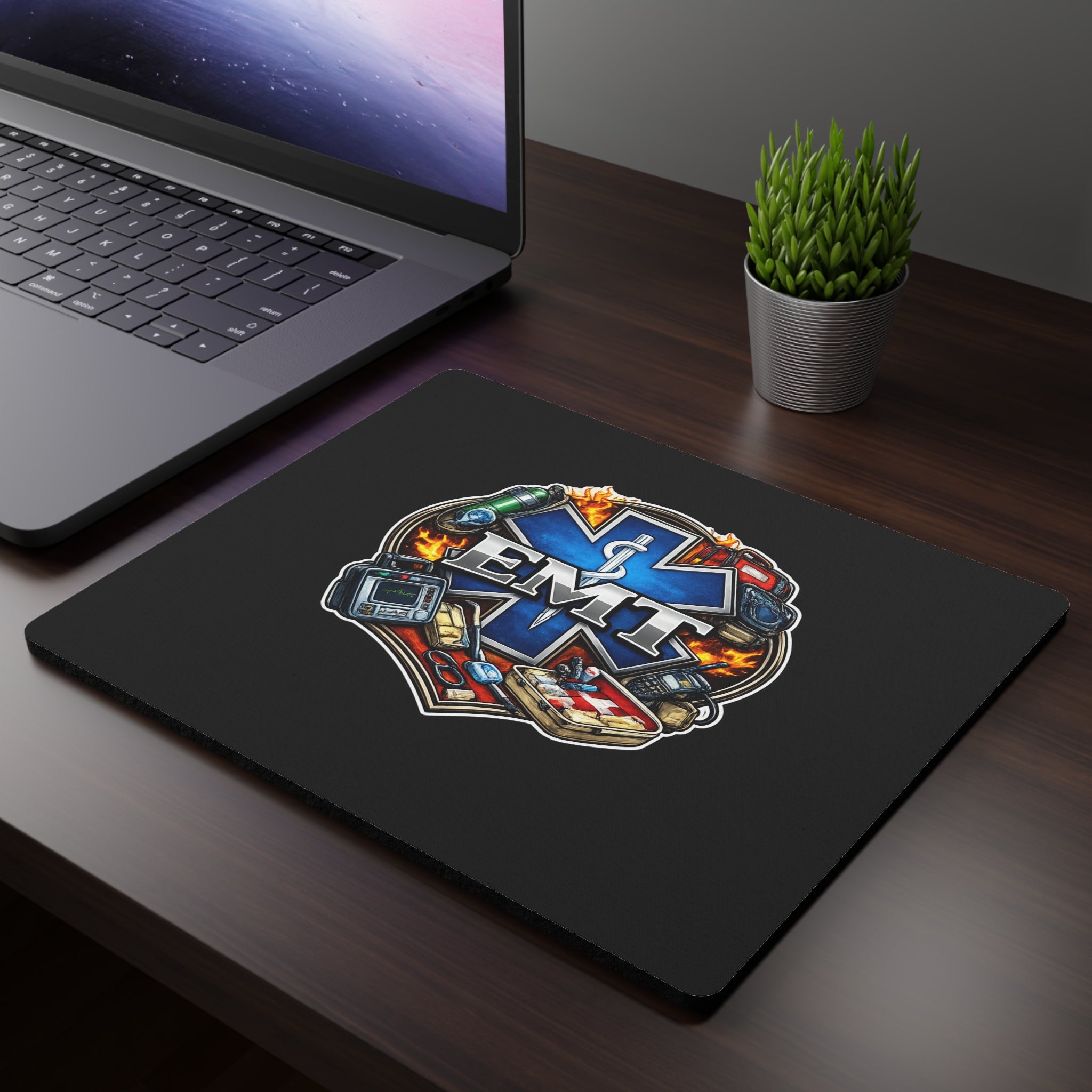 EMT Medical Gear Mouse Pad - Emergency Medic Desk Mat