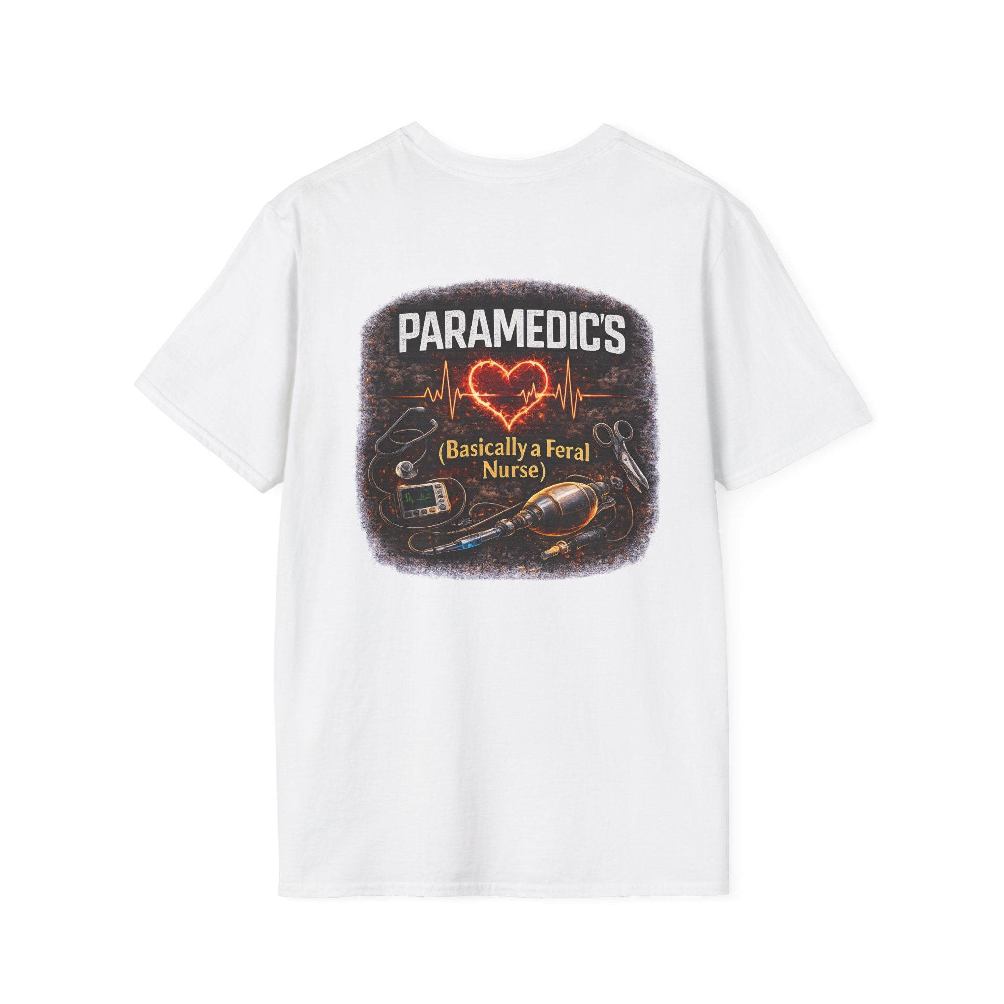 Paramedic T-Shirt — "Paramedic's (Basically a Feral Nurse)" Graphic Tee