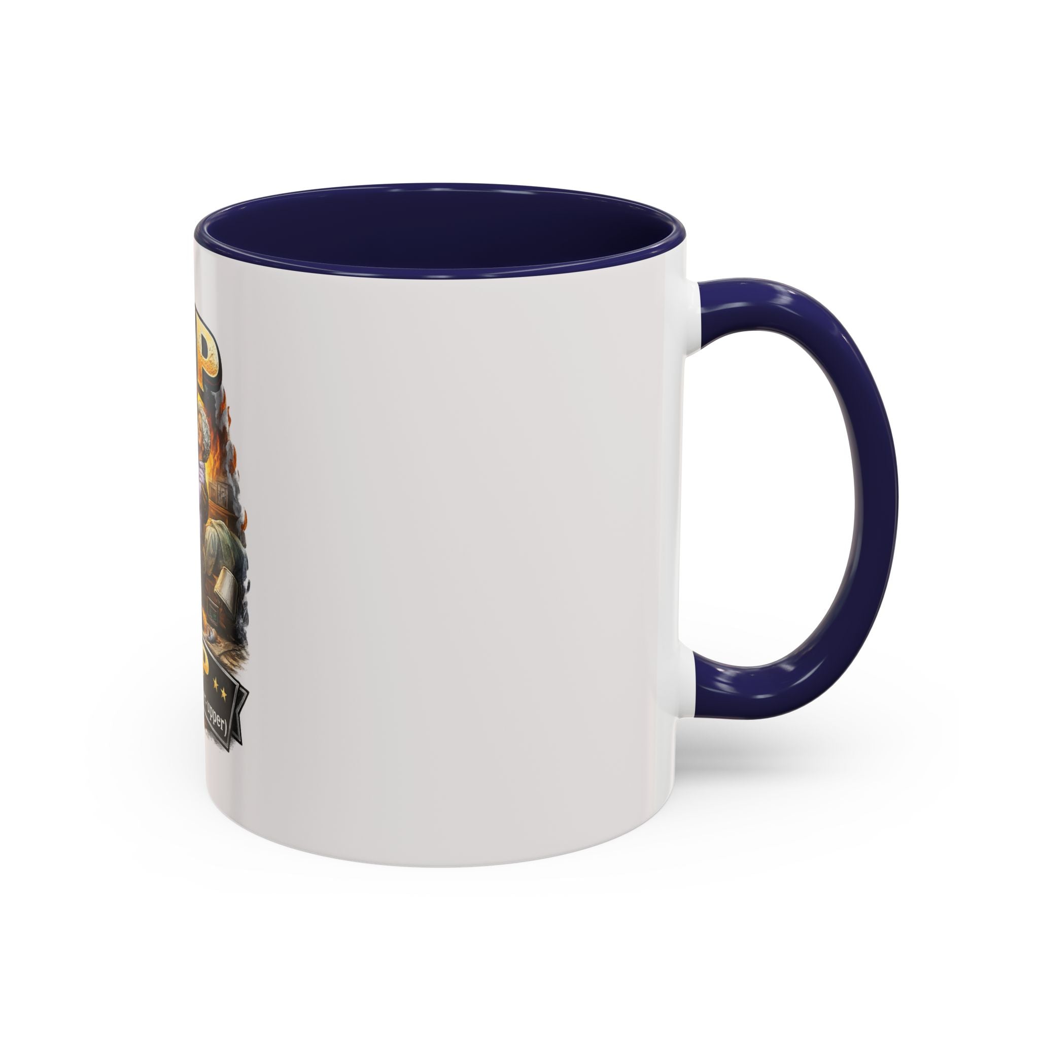 Firefighter Coffee Cup "MVP Most Valuable Picker-upper" Accent Coffee Mug (11, 15oz)