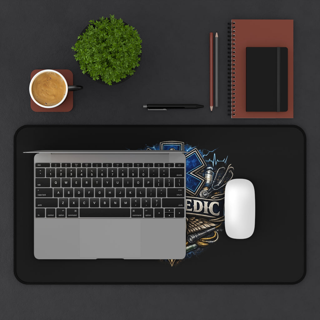 Paramedic EMS Desk Mat – Medical Star of Life Gaming/Office Mouse Pad