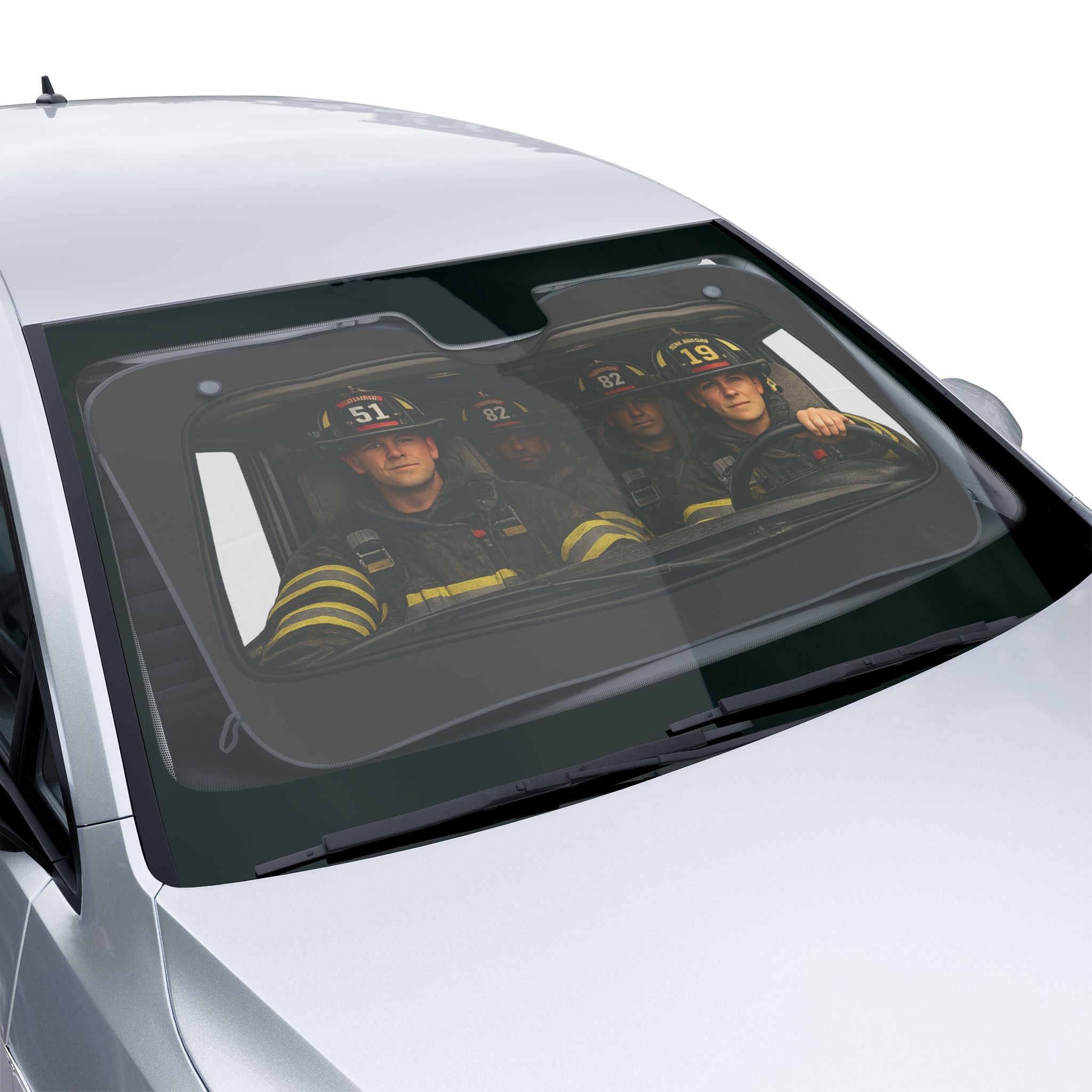 Firefighter Car Sun Windshield Shade
