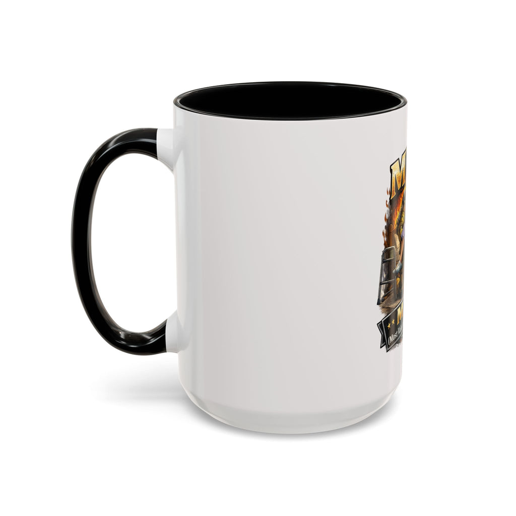 Firefighter Coffee Cup "MVP Most Valuable Picker-upper" Accent Coffee Mug (11, 15oz)