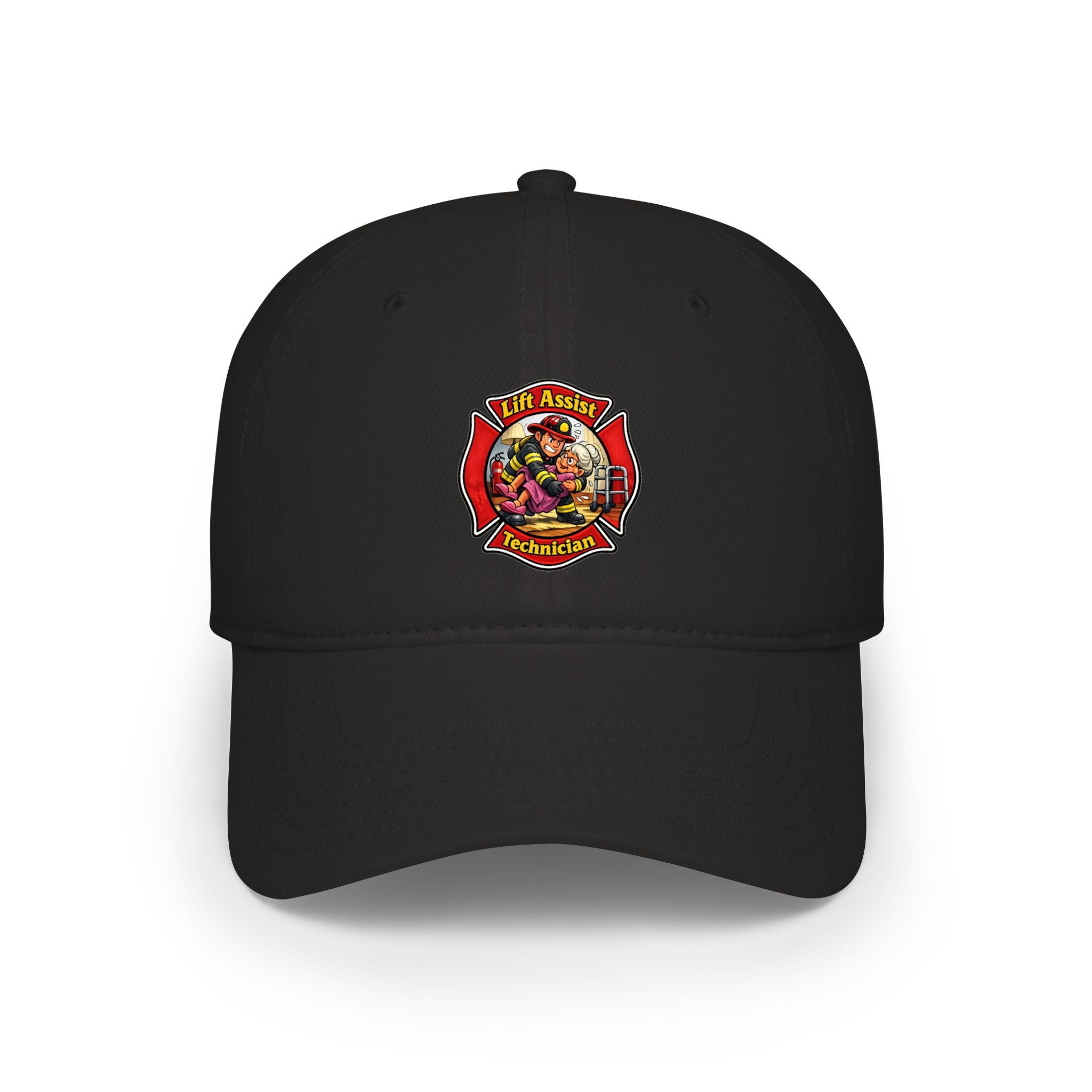 Firefighter Maltese Cross Cap — "Lift Assist Technician"