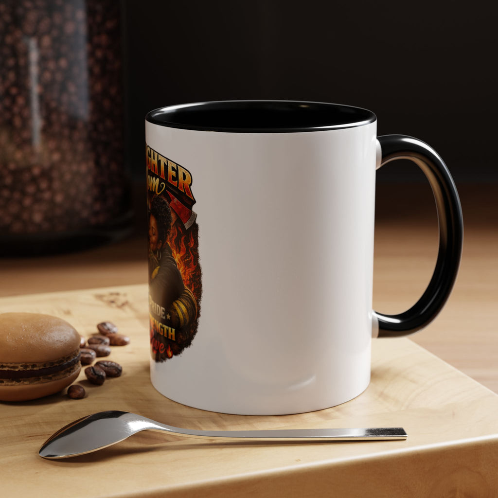 Firefighter Mom Coffee Mug — "Part Pride, Part Strength, All Love" (11/15oz)