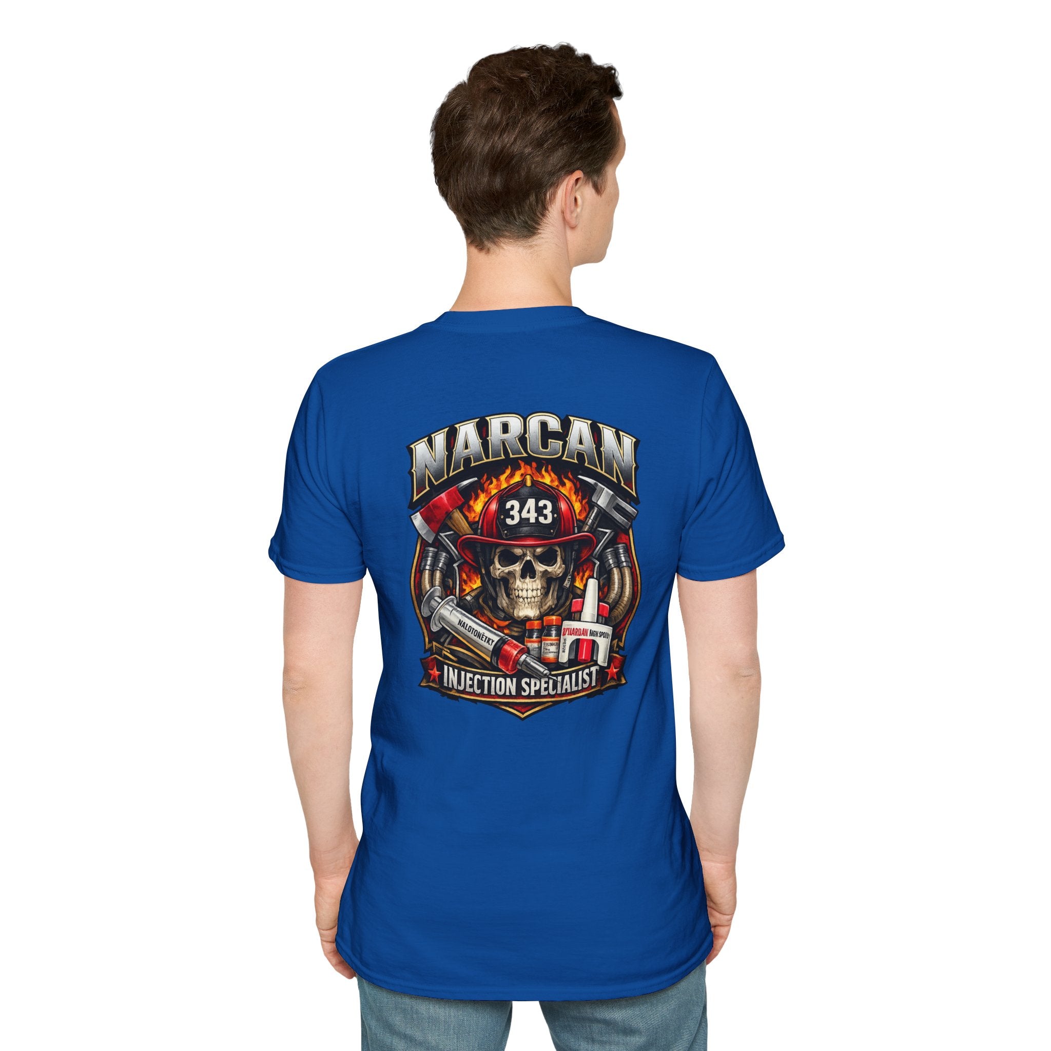 Narcan Injection Specialist Firefighter T-Shirt