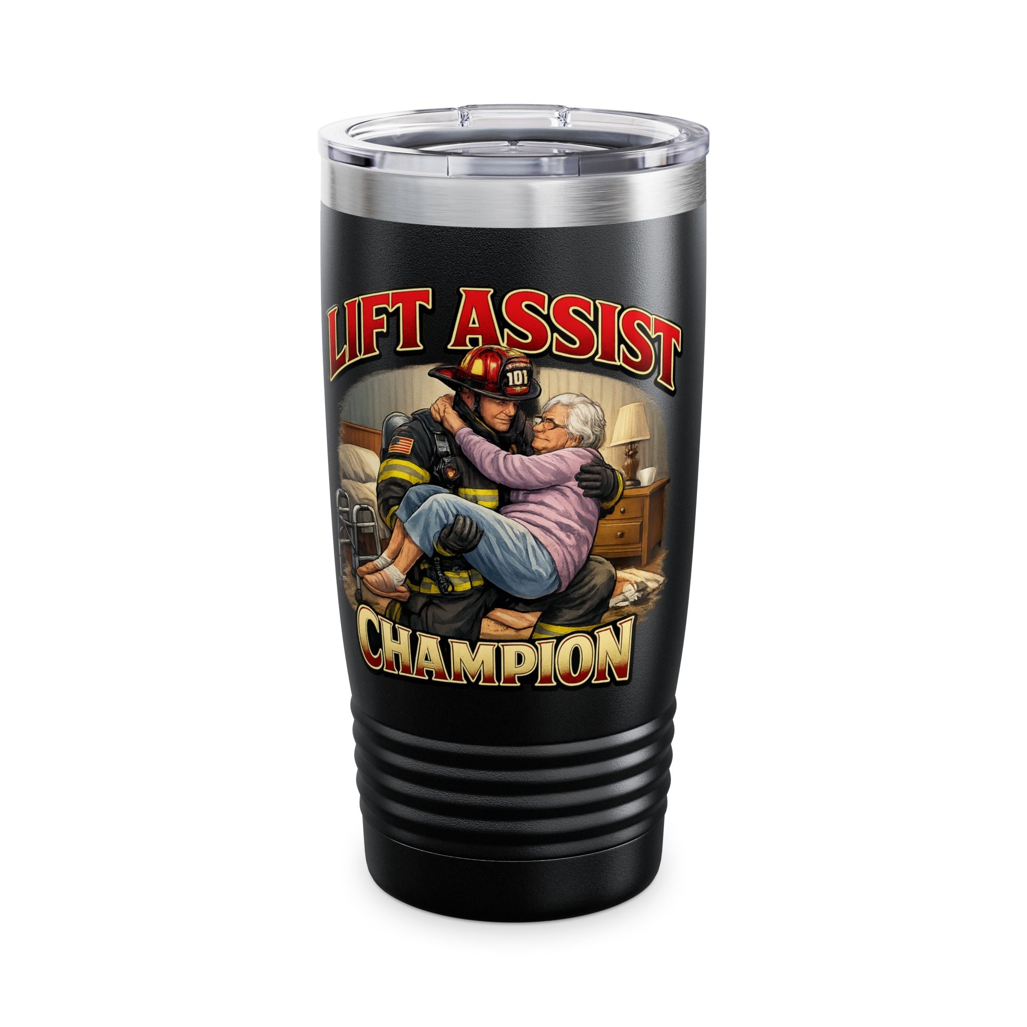Lift Assist Champion 20oz Tumbler – Firefighter Caregiver Tribute