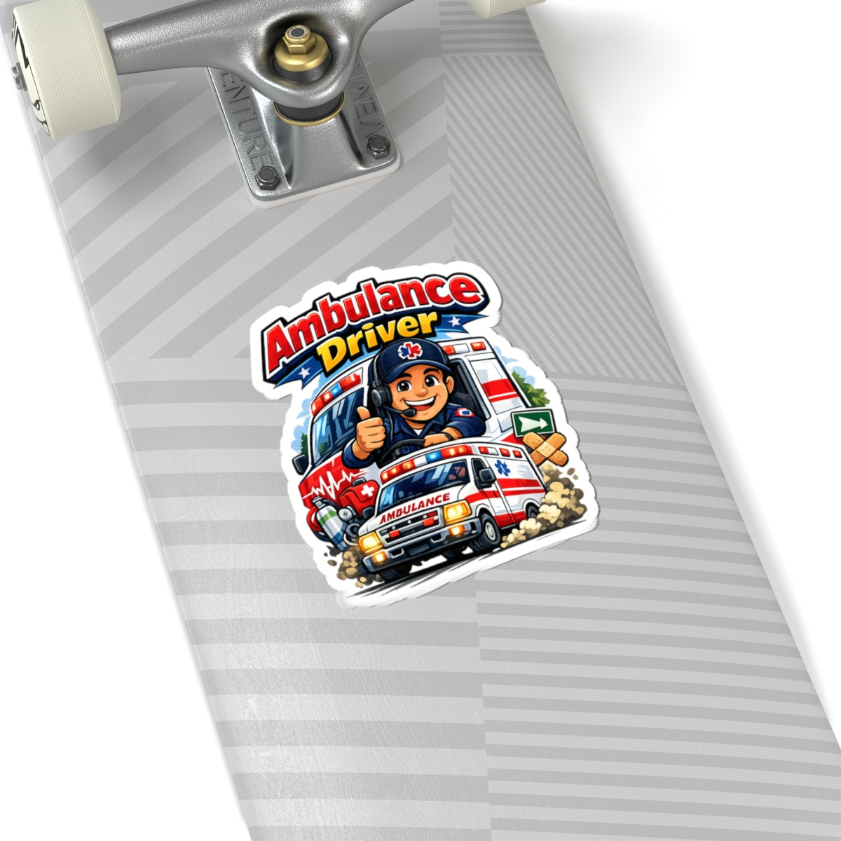 Ambulance Driver Kiss-Cut Sticker — Paramedic EMT Decal