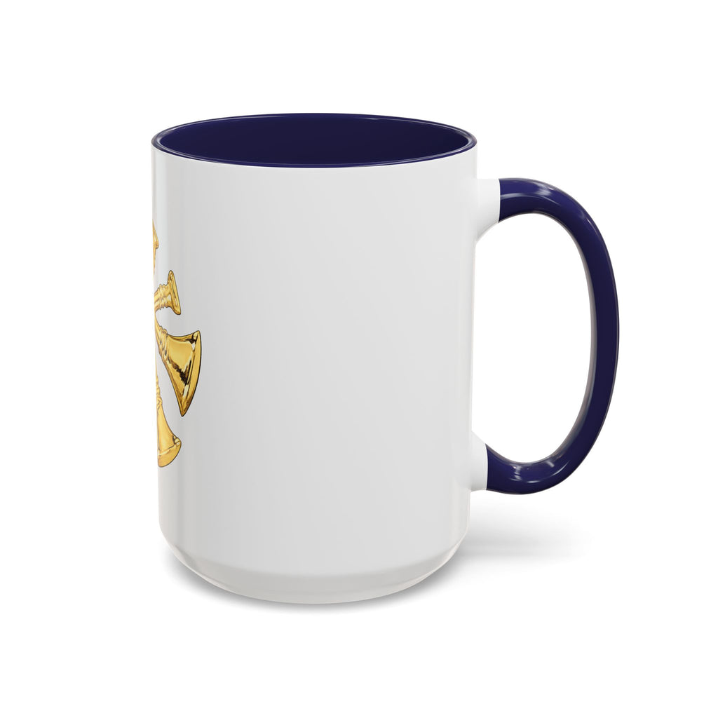 Deputy/Assistant Fire Chief Accent Coffee Mug — Firefighter Rank Insignia (11/15 oz)