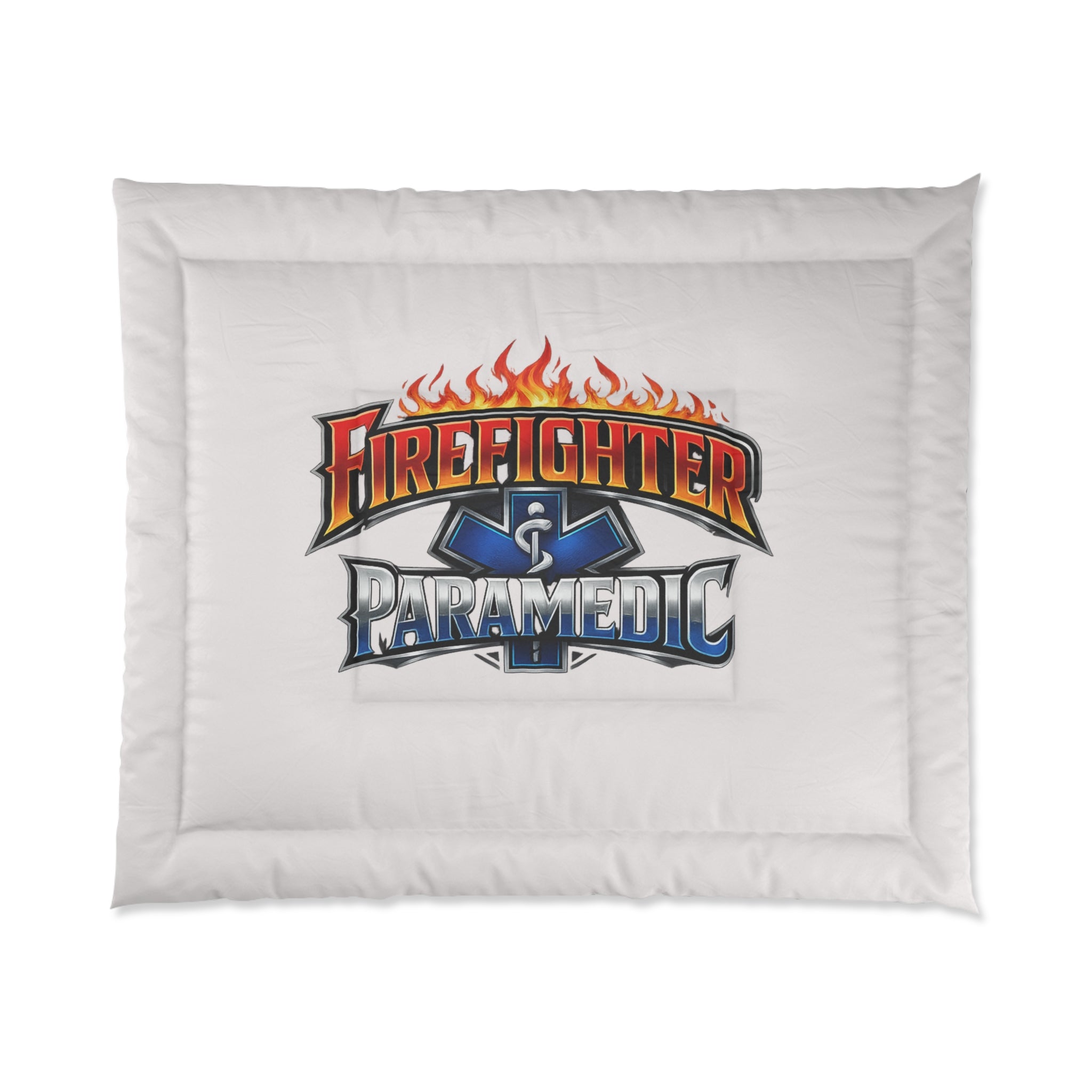 Firefighter & Paramedic Comforter – Emergency Services Logo Bedding