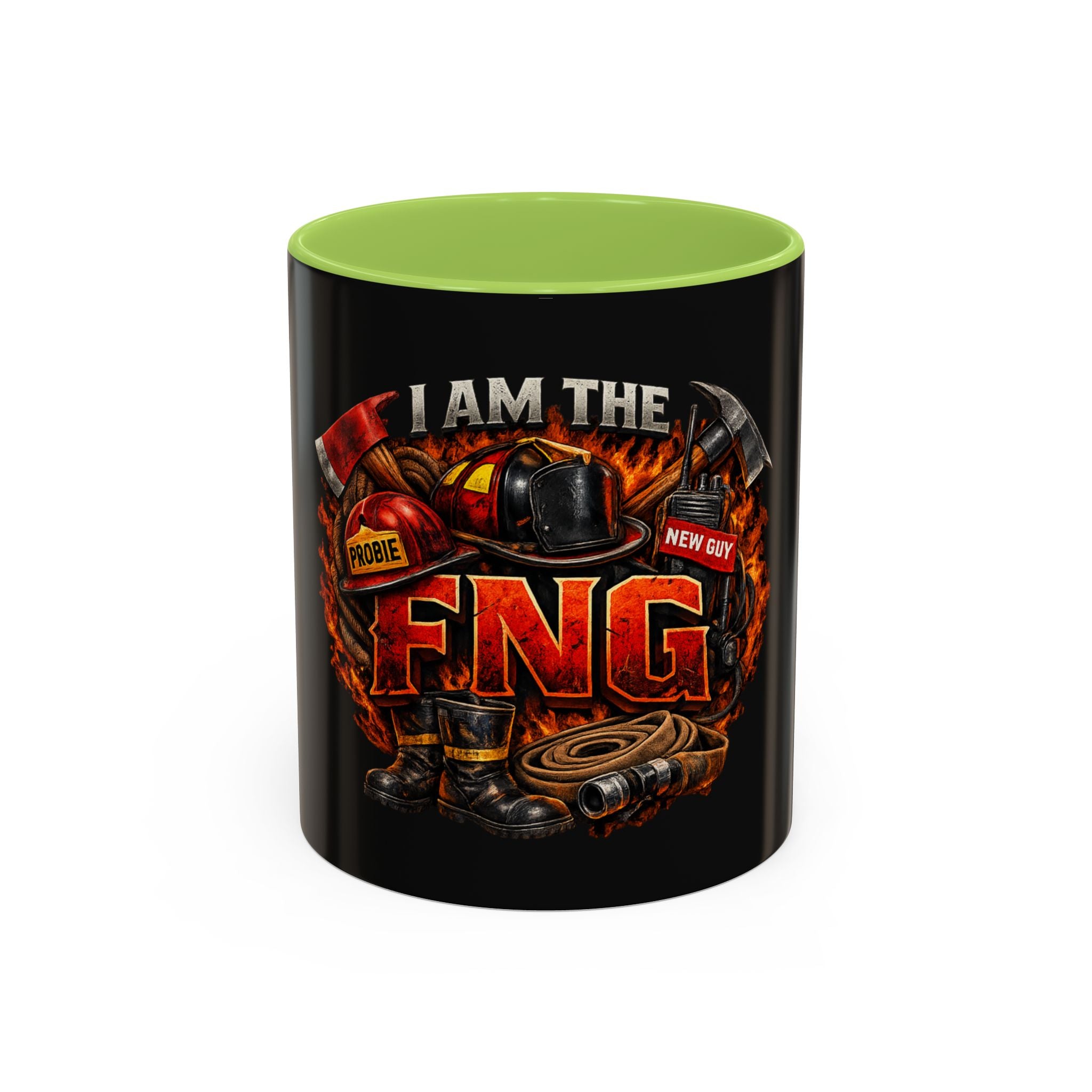 I Am The FNG Coffee Mug — Firefighter New Guy 11/15oz Accent Mug