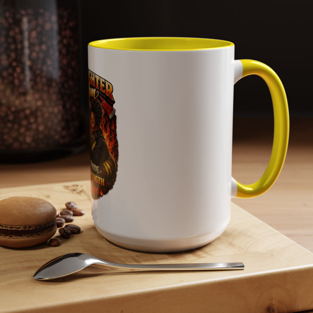 Firefighter Mom Coffee Mug — "Part Pride, Part Strength, All Love" (11/15oz)