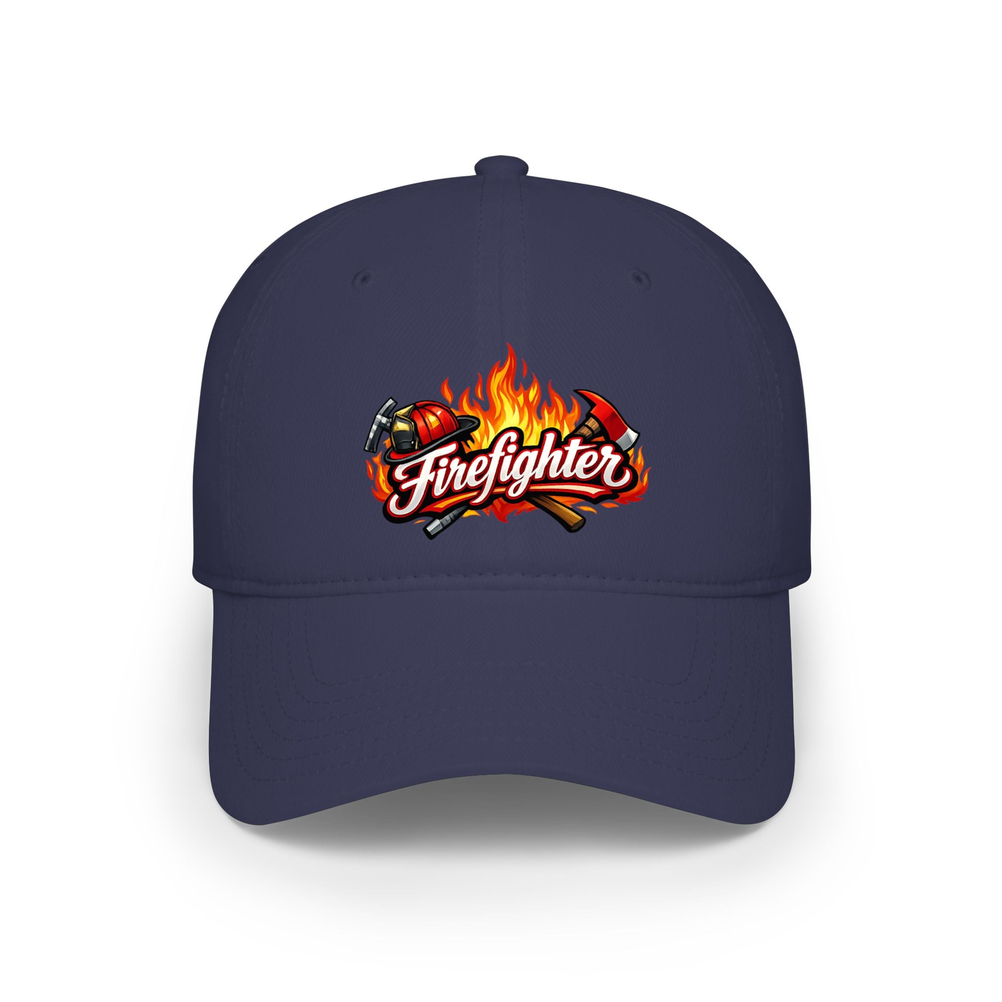 Firefighter Flames Baseball Cap