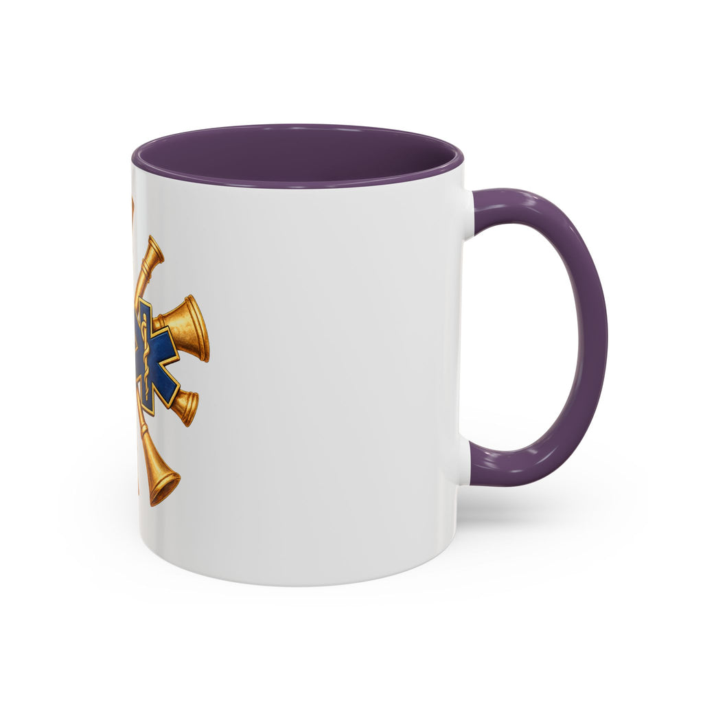 Fire Chief EMS & Firefighter Maltese Cross Coffee Mug — 911 Rescue Medical Emblem Accent Mug