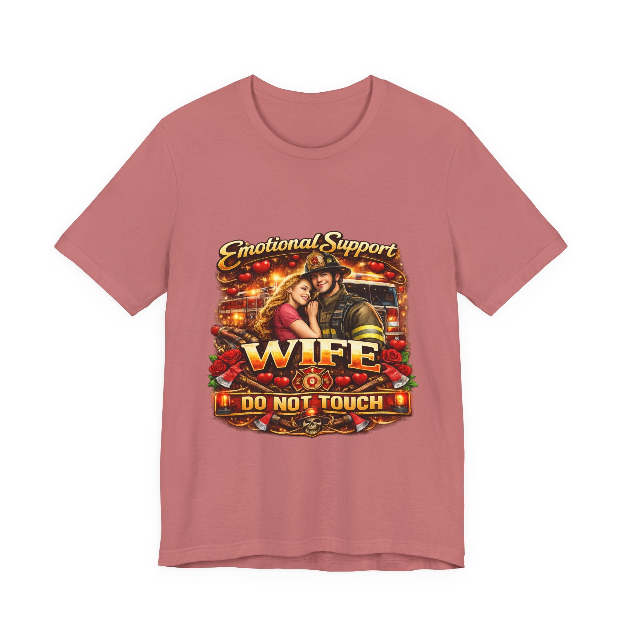 Emotional Support Wife T-Shirt – "Do Not Touch" Graphic Tee