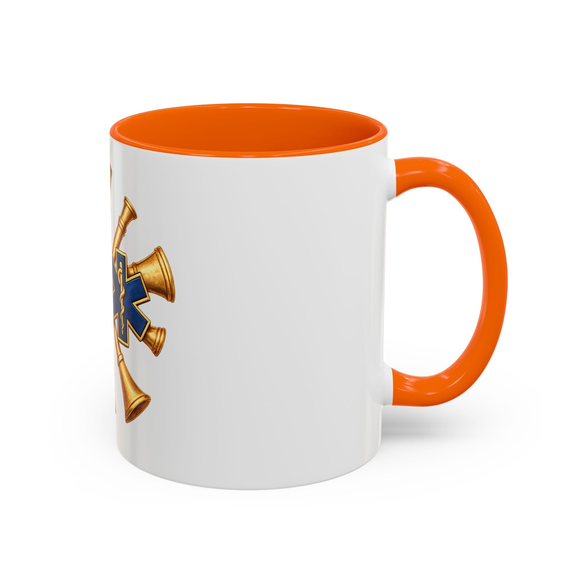 Fire Chief EMS & Firefighter Maltese Cross Coffee Mug — 911 Rescue Medical Emblem Accent Mug