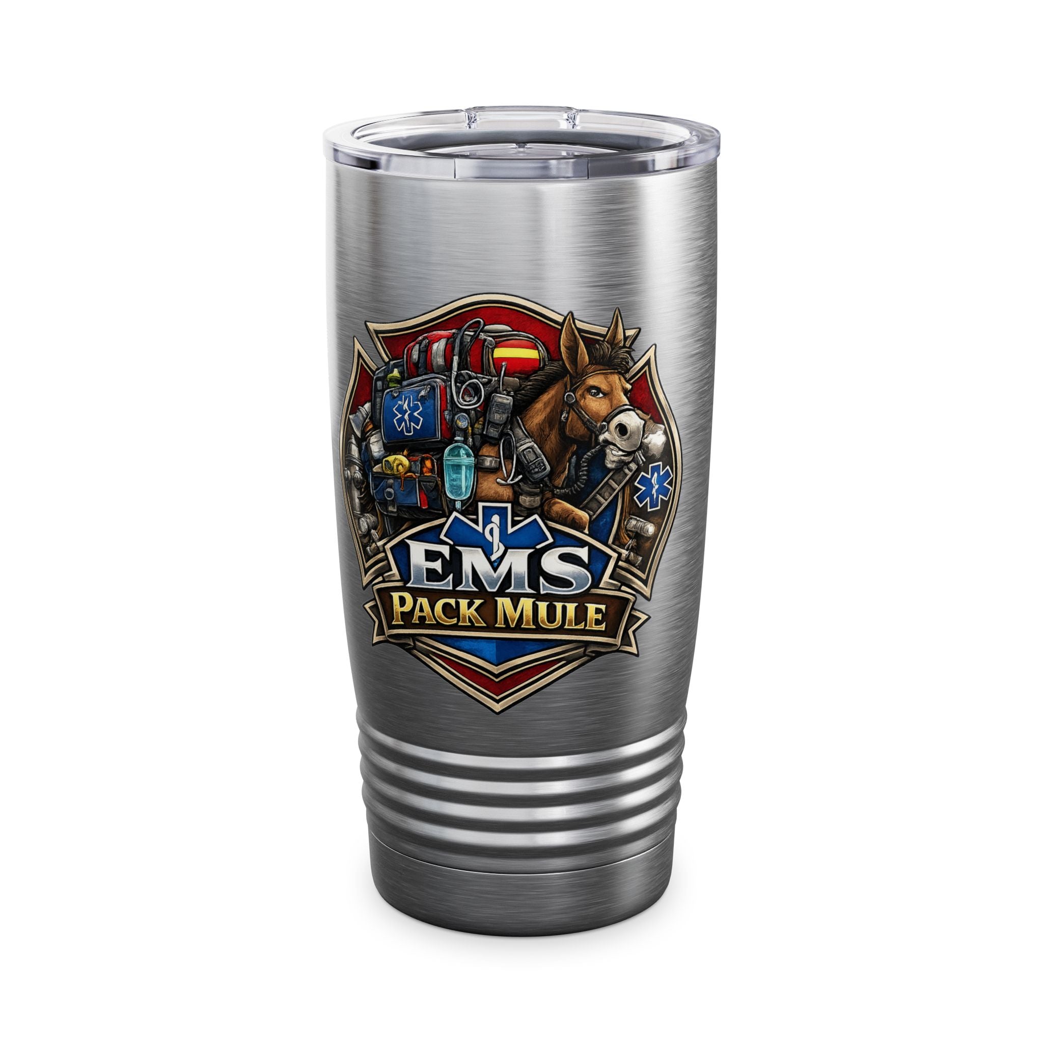 EMS Pack Mule 20oz Tumbler — Emergency Medic Travel Cup