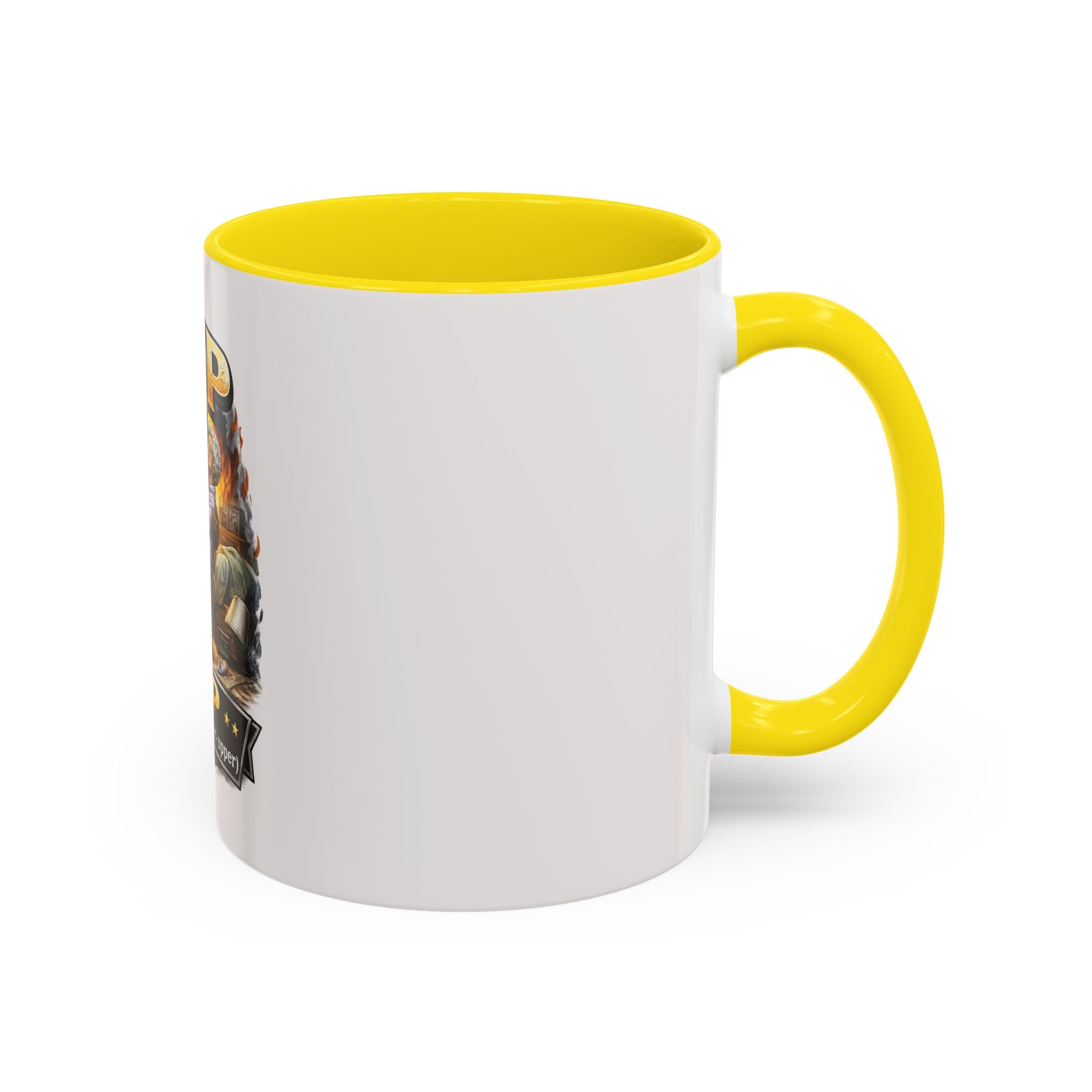 Firefighter Coffee Cup "MVP Most Valuable Picker-upper" Accent Coffee Mug (11, 15oz)