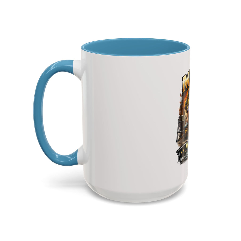 Firefighter Coffee Cup "MVP Most Valuable Picker-upper" Accent Coffee Mug (11, 15oz)