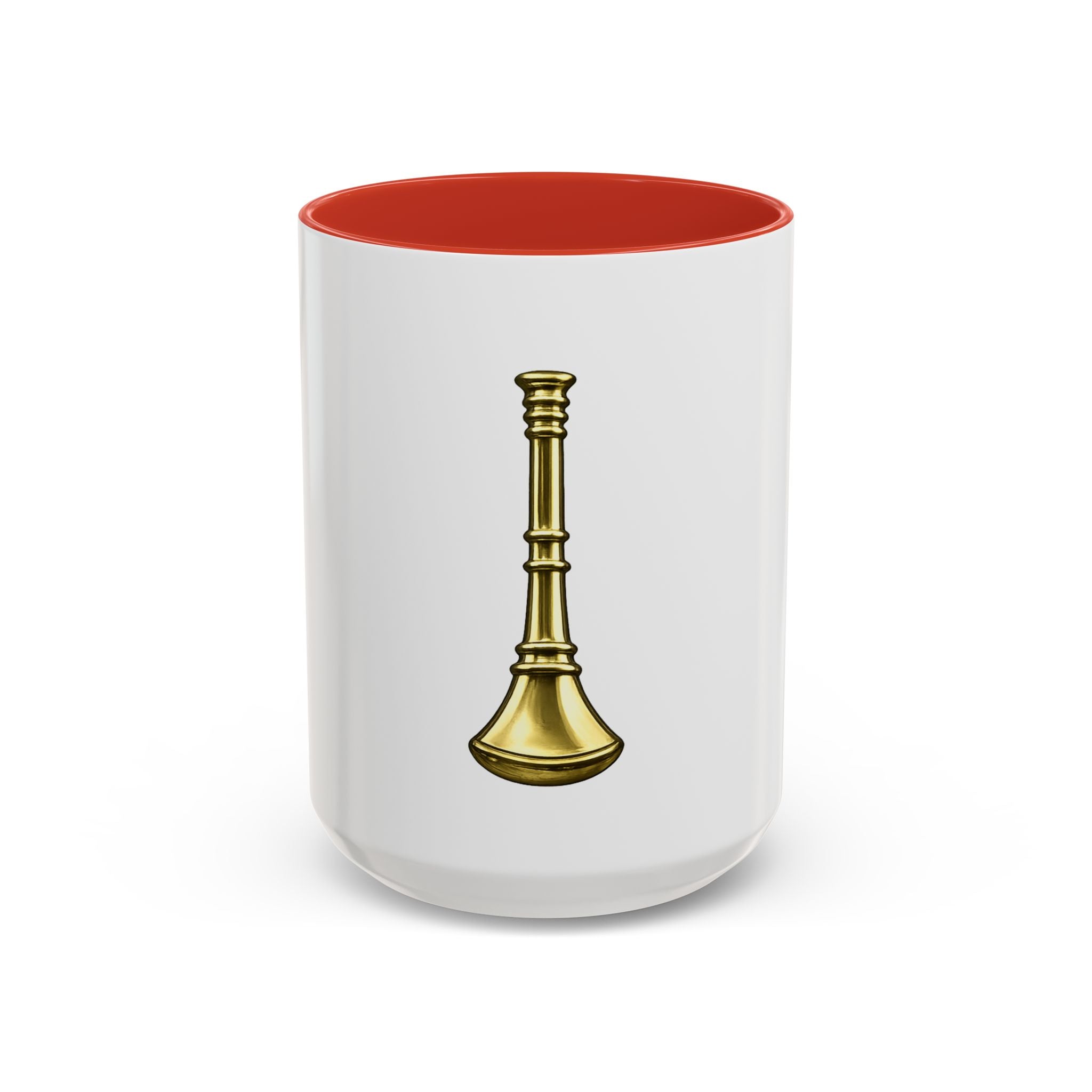 Fire Lieutenant Accent Coffee Mug — Rank Insignia Coffee Cup (11/15oz)