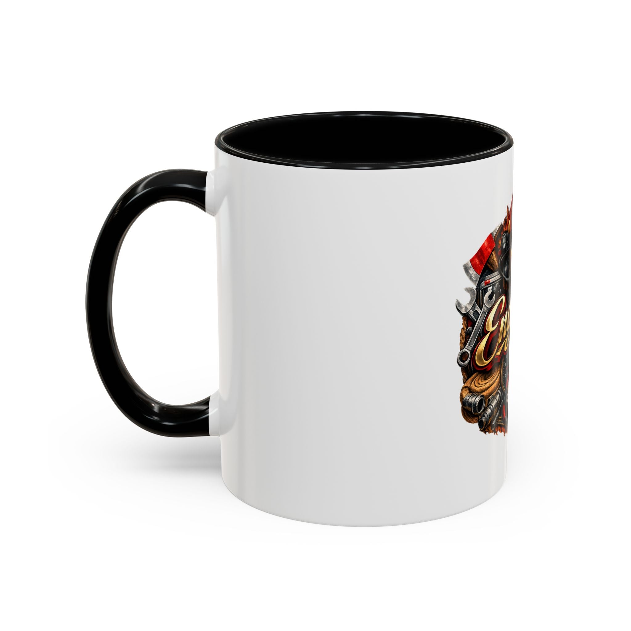 Engineer Coffee Mug — Vintage Mechanic Tools Design (11oz & 15oz Accent)