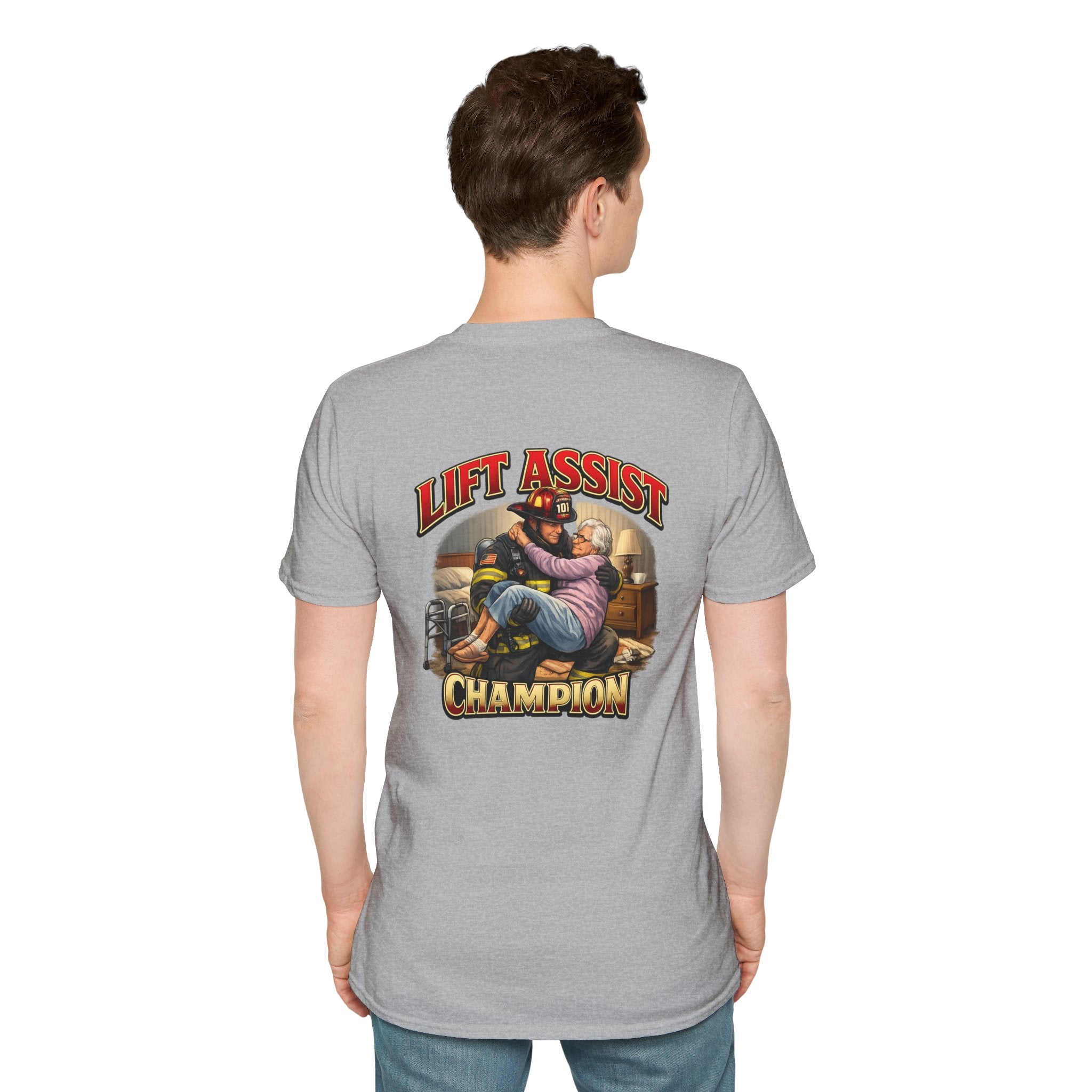 Lift Assist Champion Firefighter T-Shirt