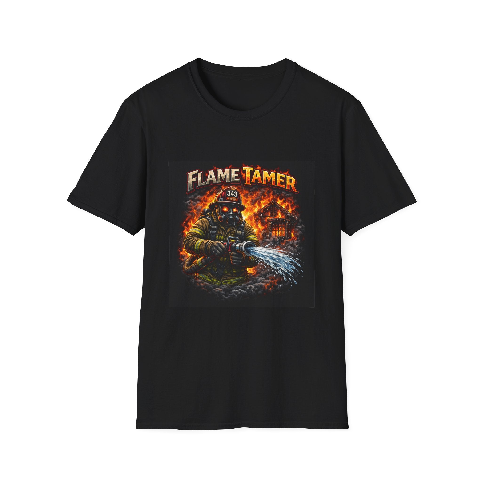 Flame Tamer Firefighter T-Shirt — Firefighter Gift Tee