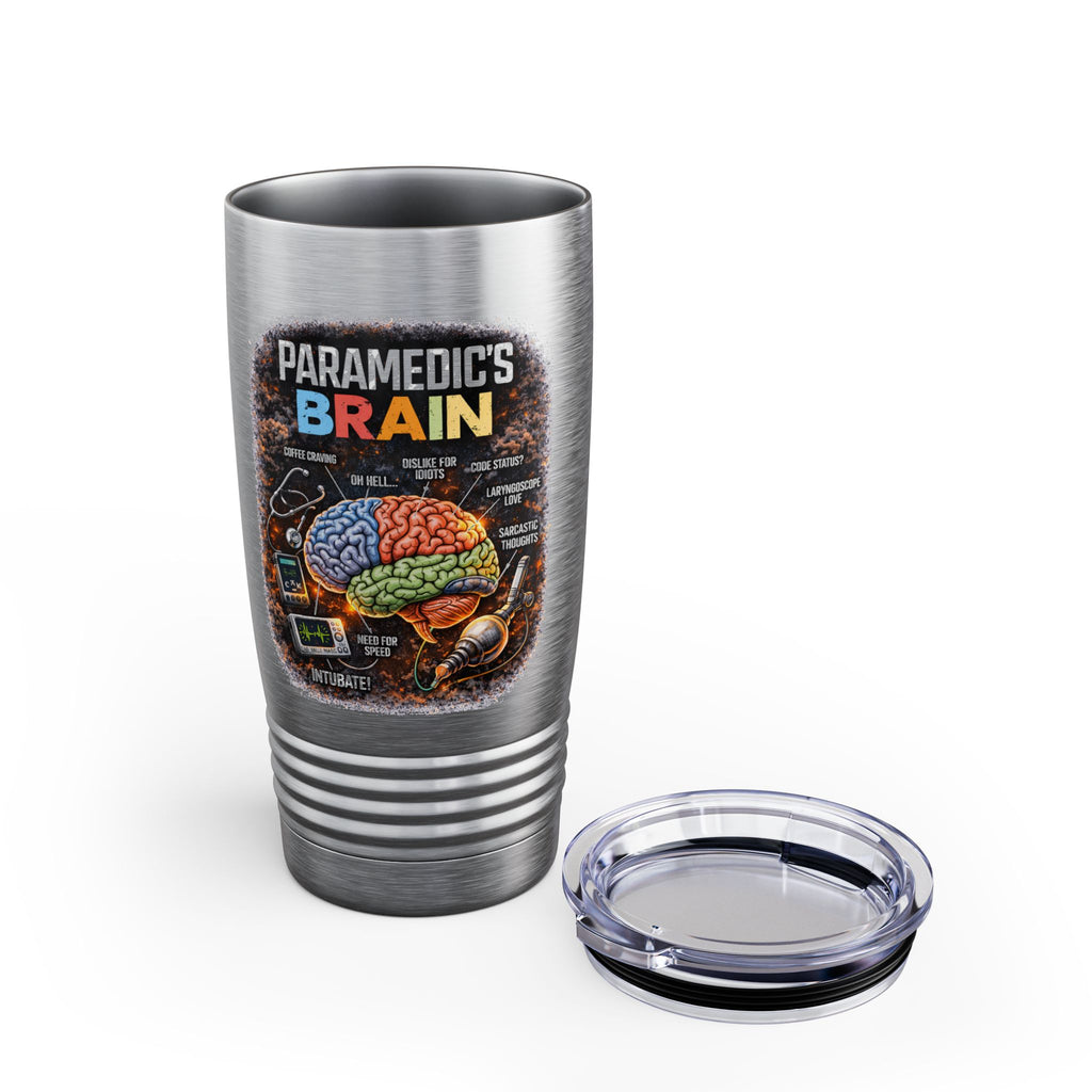 Paramedic's Brain 20oz Insulated Tumbler – EMT Gift