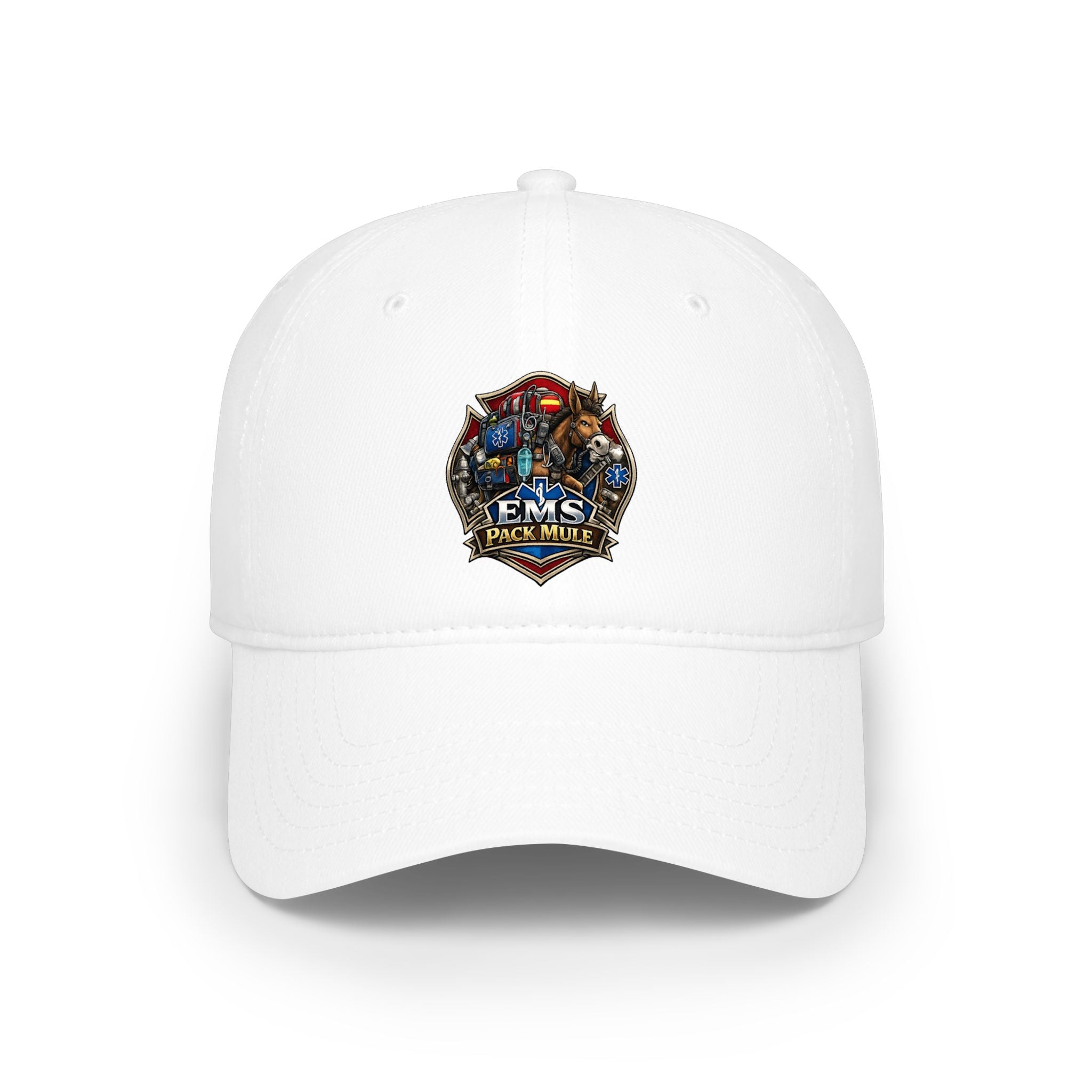 EMS Patch Low Profile Baseball Cap — First Responder Medic Tribute