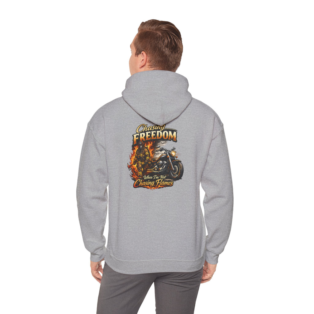Freedom Motorcycle Hoodie — Chasing Flame Biker Hooded Sweatshirt