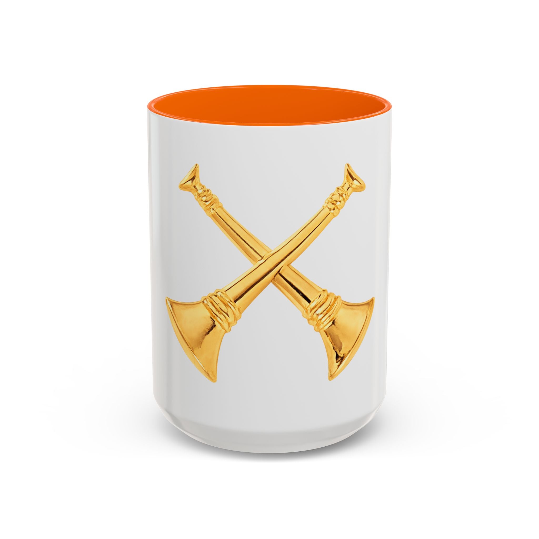 Battalion Chief Collar Insignia Accent Coffee Mug — Firefighter Rank Design (11/15oz)