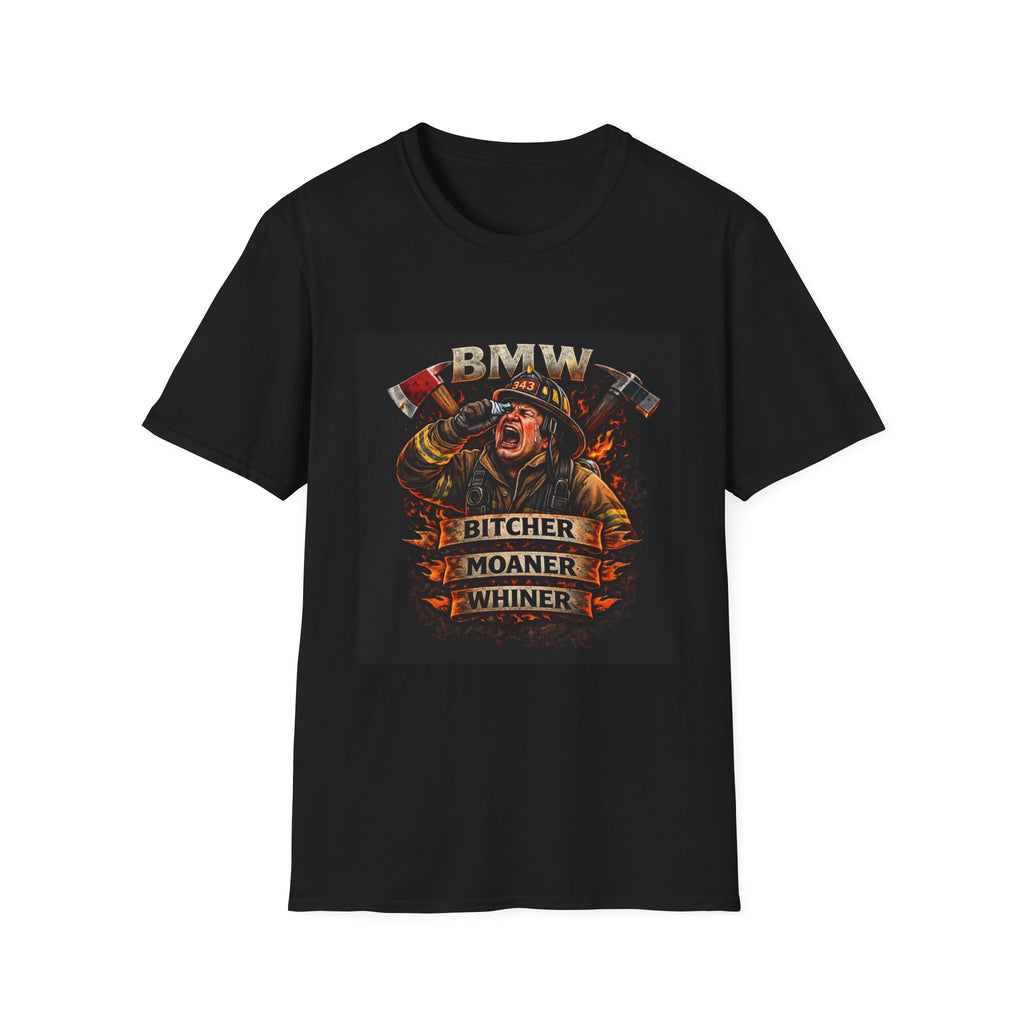 Firefighter Graphic T-Shirt — "Bitcher Moaner Whiner"