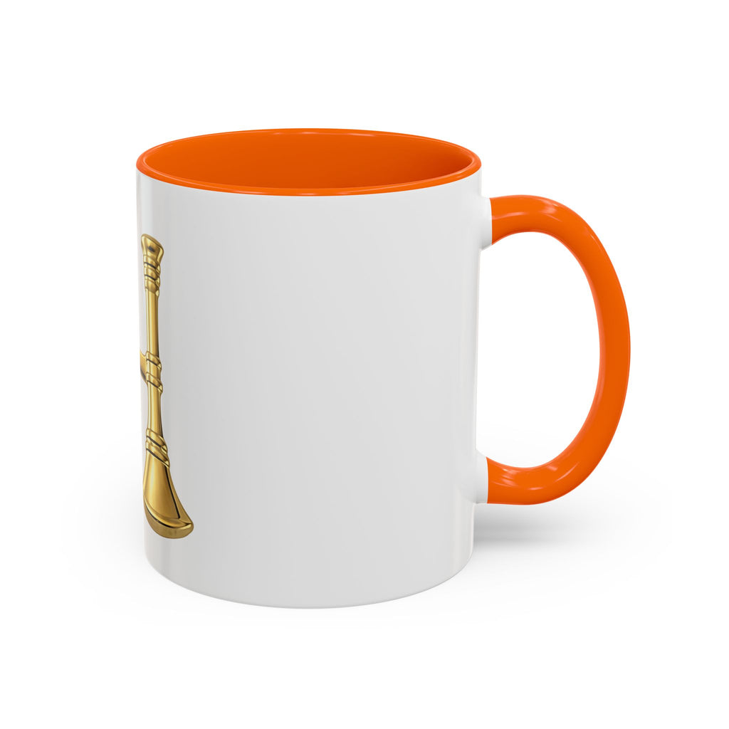 Fire Captain Accent Coffee Mug — Fire Captain Rank Emblem (11/15 oz)