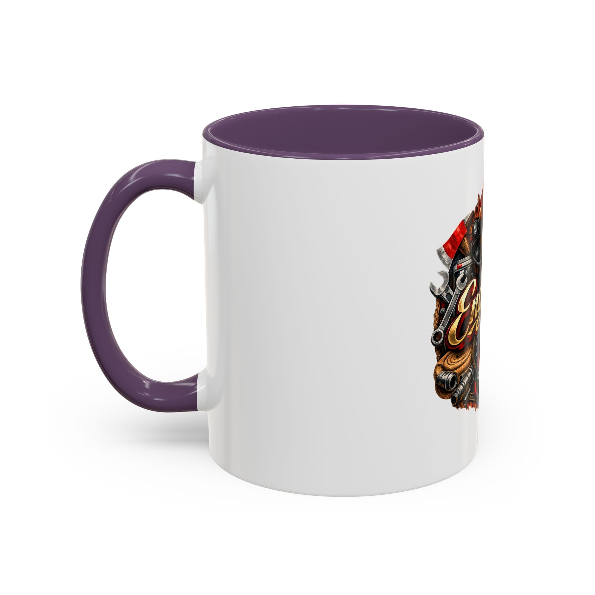 Engineer Coffee Mug — Vintage Mechanic Tools Design (11oz & 15oz Accent)