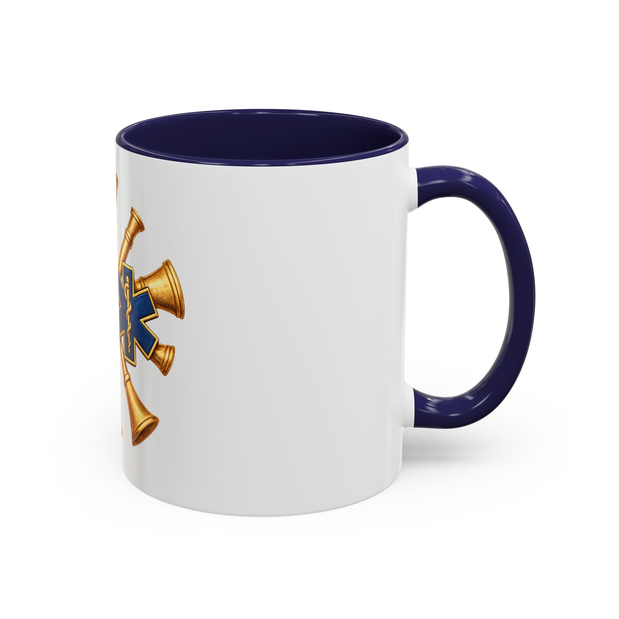 Fire Chief EMS & Firefighter Maltese Cross Coffee Mug — 911 Rescue Medical Emblem Accent Mug
