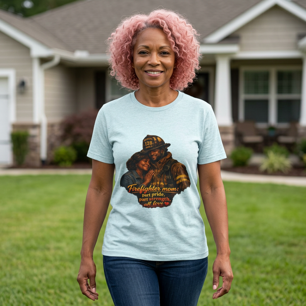 Firefighter Mom Tee — "part pride, part strength, all love" Shirt