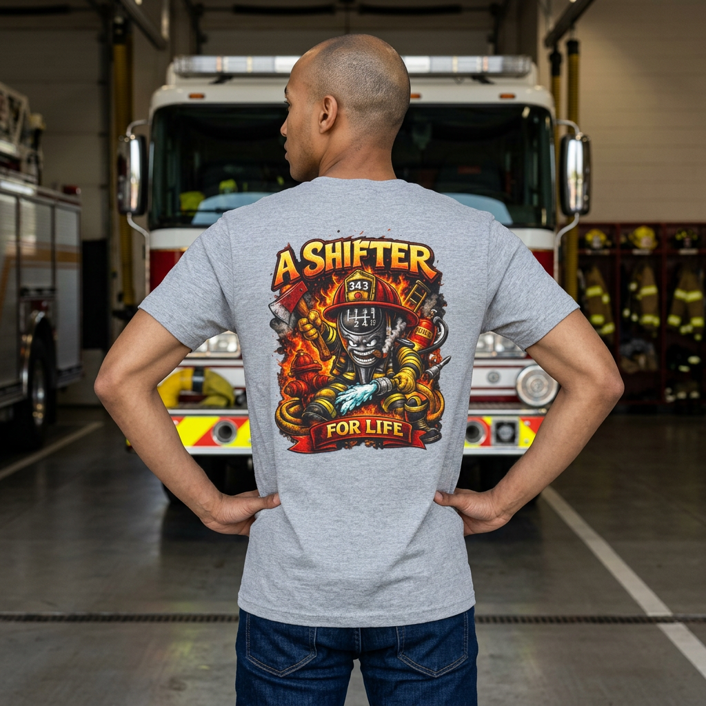 Firefighter A Shifter For Life Tee