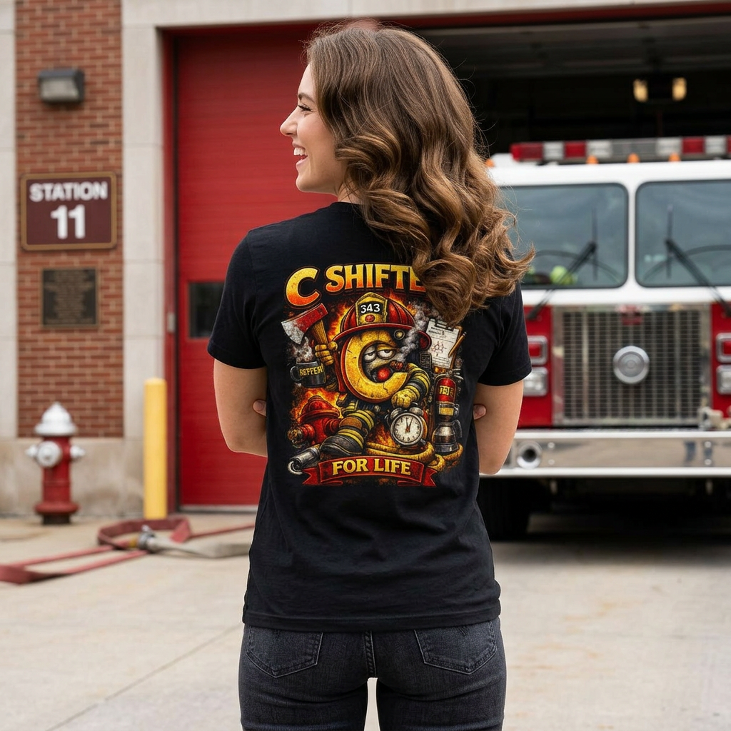 C Shift Firefighter tee