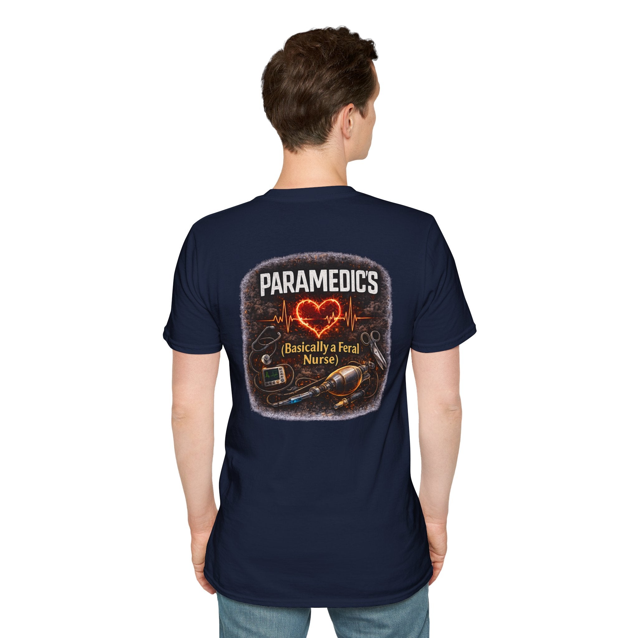 Paramedic T-Shirt — "Paramedic's (Basically a Feral Nurse)" Graphic Tee