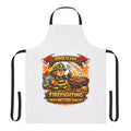 Firefighter BBQ Apron – "BBQ is Just Firefighting with Better Snacks"