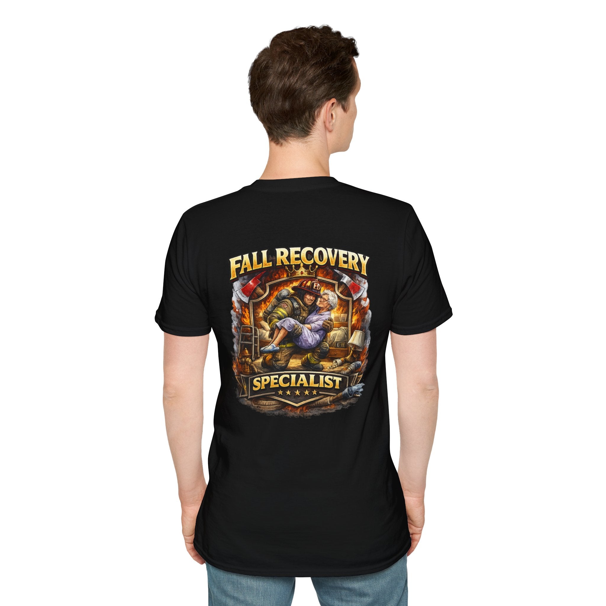 Fall Recovery Specialist T‑Shirt — Rescue & Recovery Worker Tee
