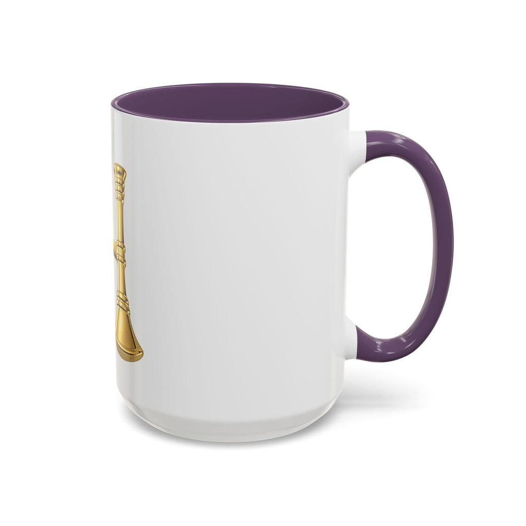 Fire Captain Accent Coffee Mug — Fire Captain Rank Emblem (11/15 oz)