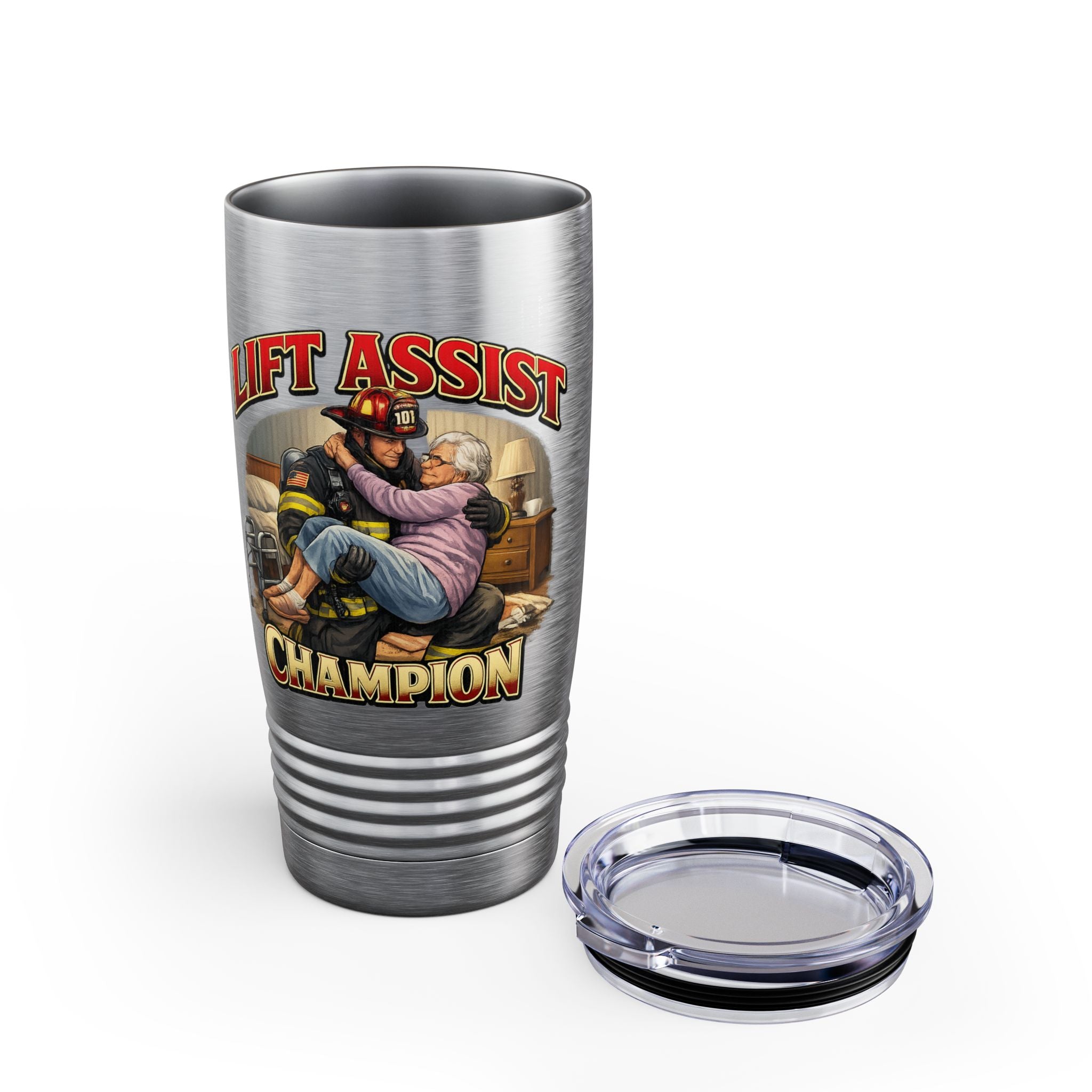 Lift Assist Champion 20oz Tumbler – Firefighter Caregiver Tribute