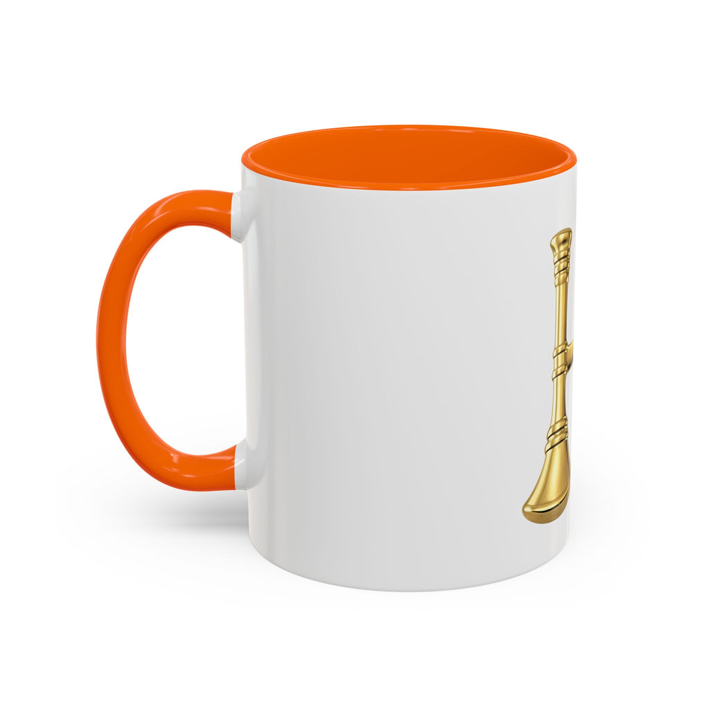 Fire Captain Accent Coffee Mug — Fire Captain Rank Emblem (11/15 oz)