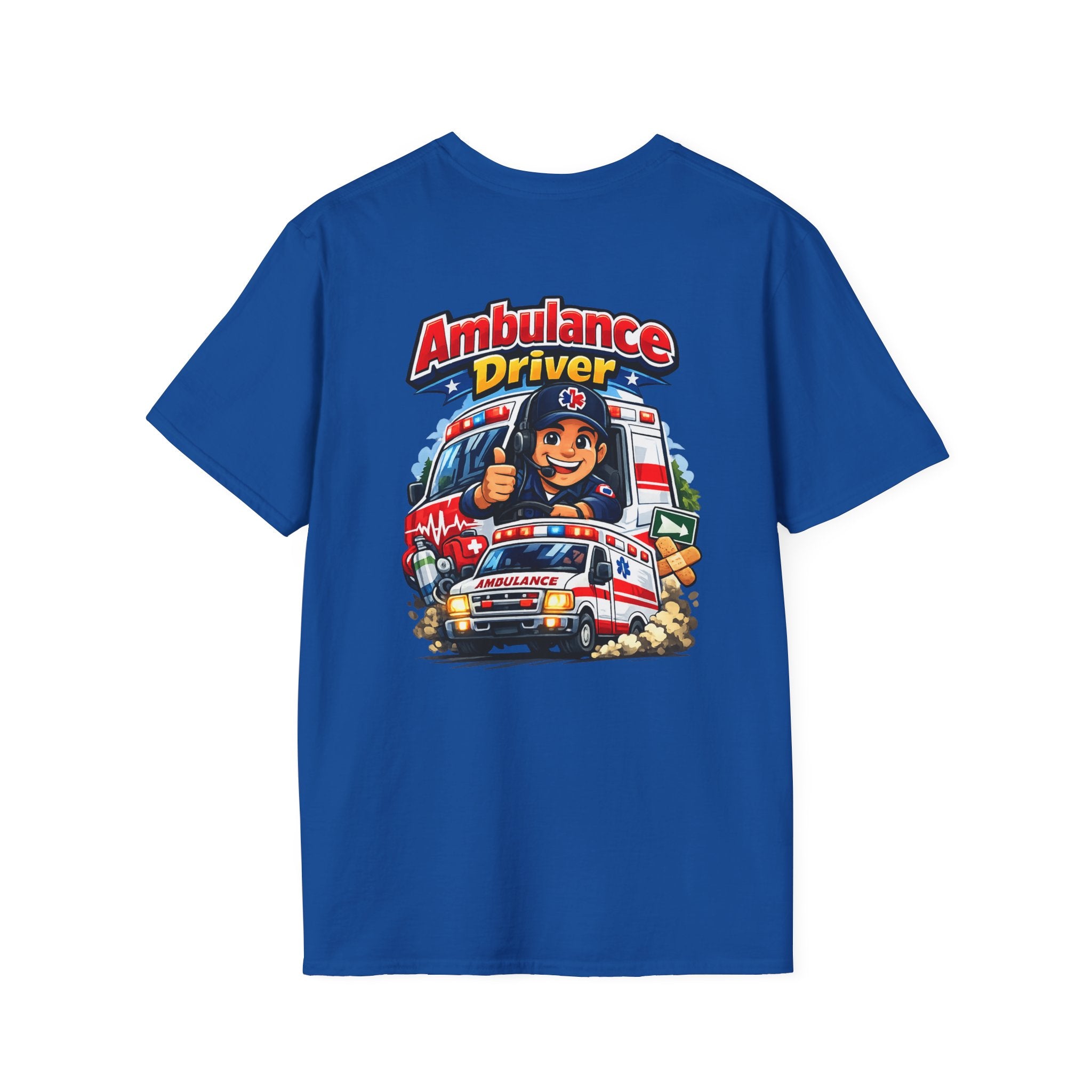 Ambulance Driver T-Shirt – Retro Emergency Vehicle Graphic Tee