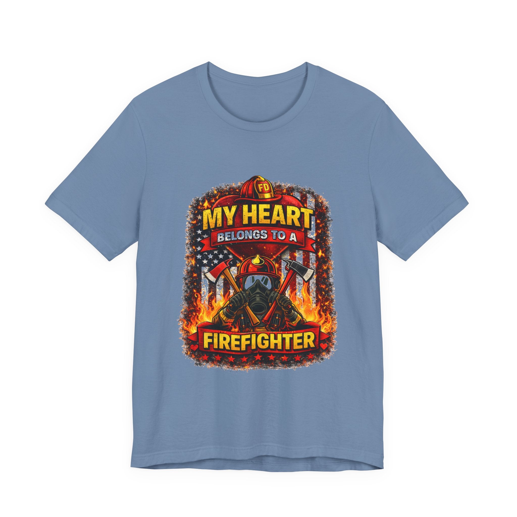 My Heart Belongs to a Firefighter T-Shirt