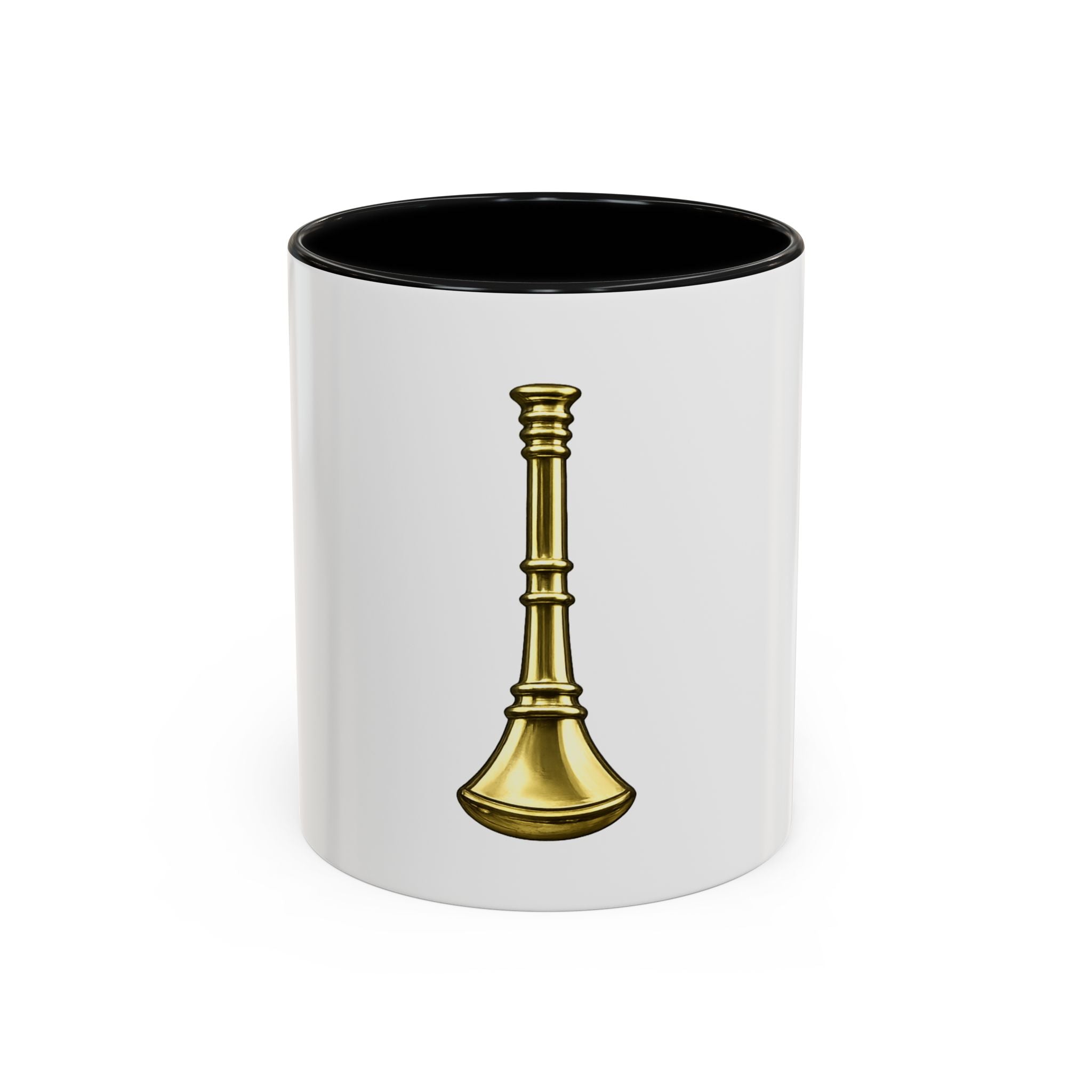 Fire Lieutenant Accent Coffee Mug — Rank Insignia Coffee Cup (11/15oz)
