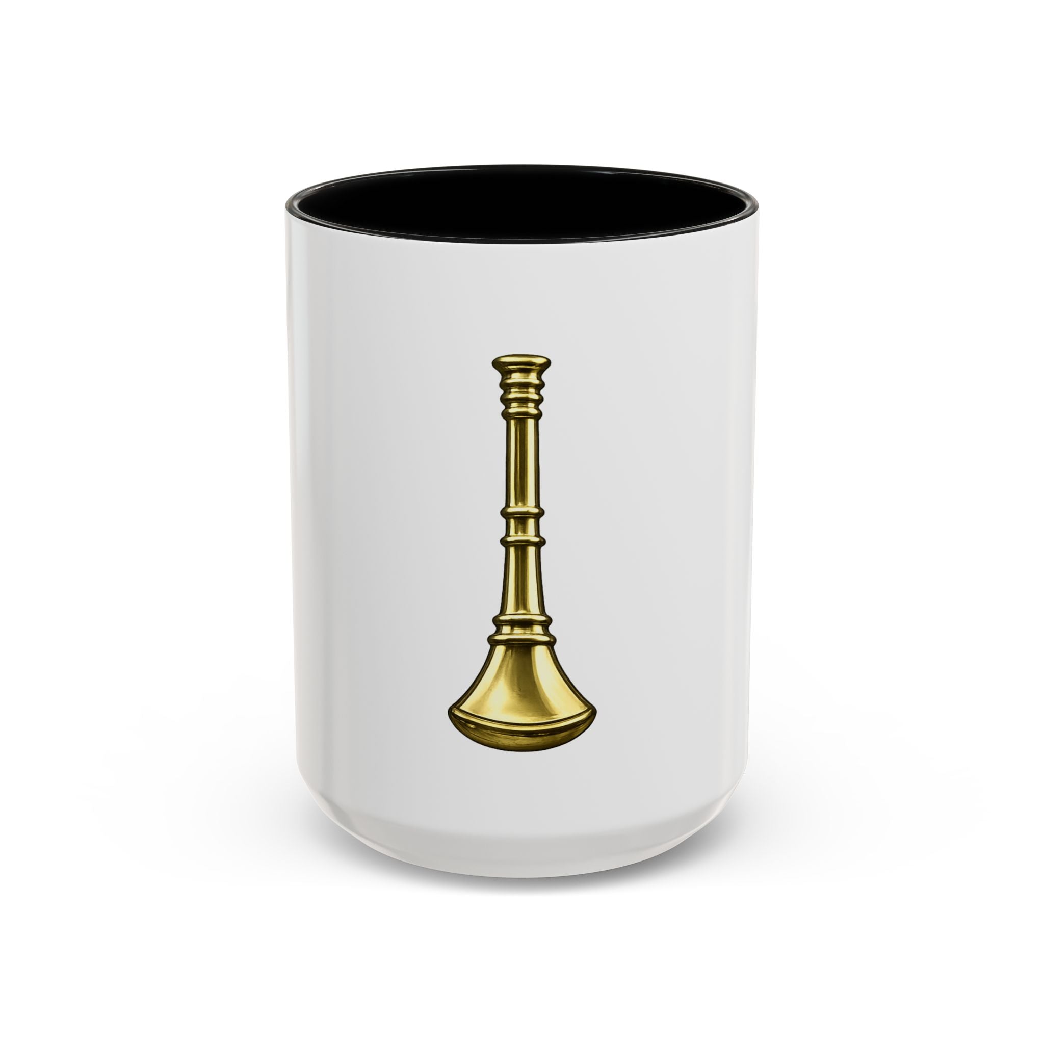 Fire Lieutenant Accent Coffee Mug — Rank Insignia Coffee Cup (11/15oz)