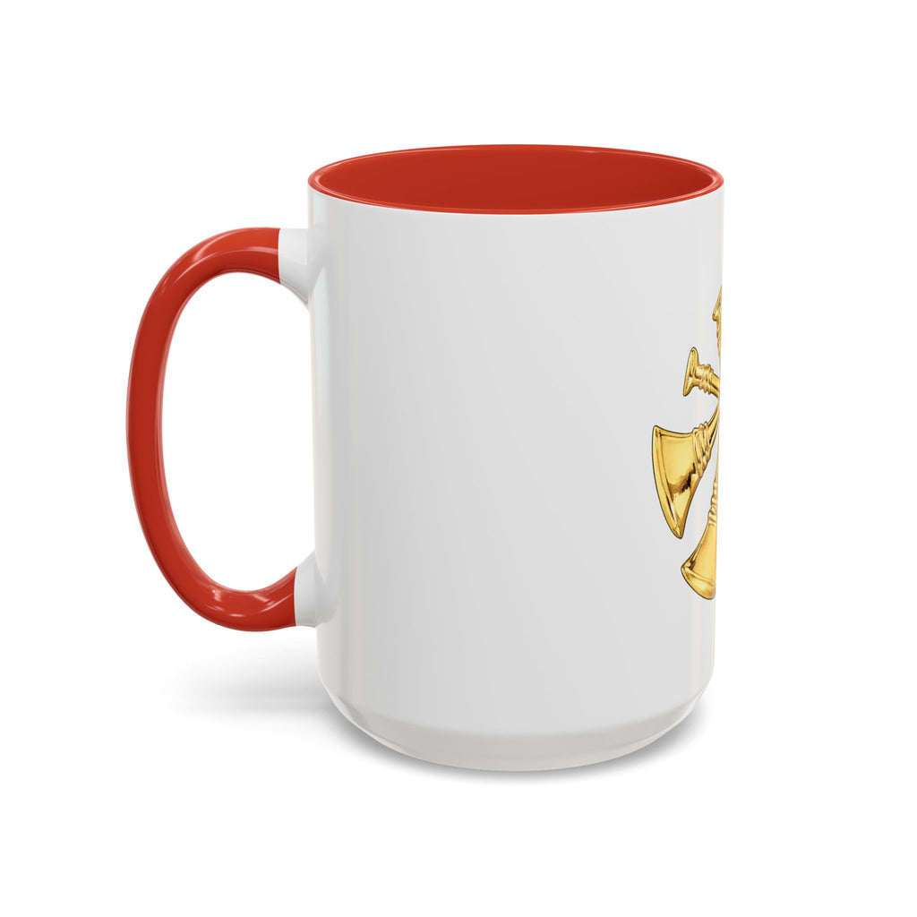 Deputy/Assistant Fire Chief Accent Coffee Mug — Firefighter Rank Insignia (11/15 oz)