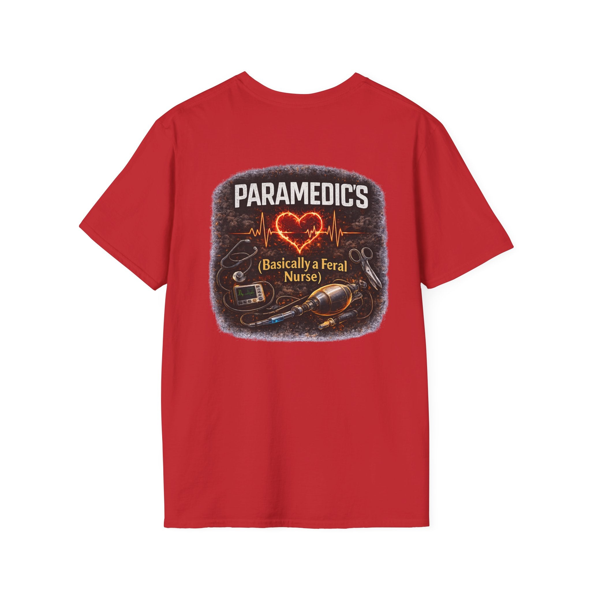 Paramedic T-Shirt — "Paramedic's (Basically a Feral Nurse)" Graphic Tee
