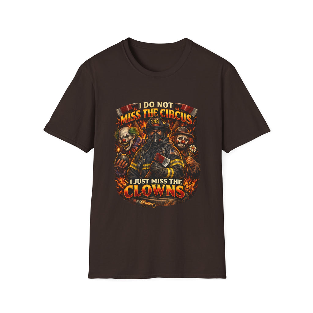 T-Shirt — "I Do Not Miss the Circus, I Just Miss the Clowns" Halloween Scary Clown Graphic Tee